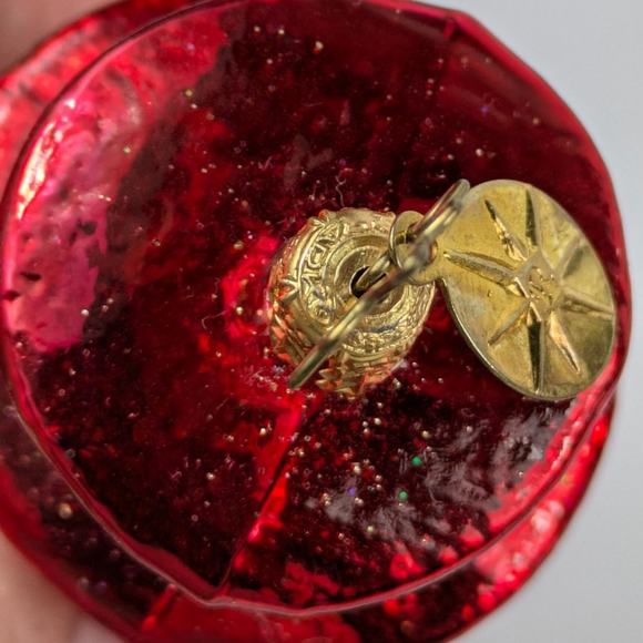 Christopher Radko Glass Christmas Ornament Handcrafted Snow Smirks Gem Snowman - Picture 6 of 9